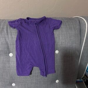 Meraki Hollow bright purple shorty zippie